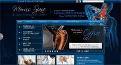 Desktop Screenshot of morrisspineandsport.com